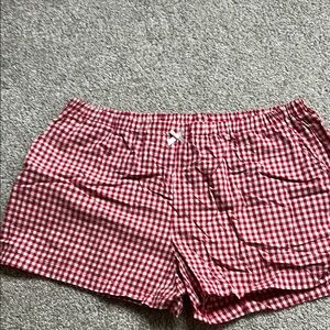 Amazon Red Gingham Women's Shorts